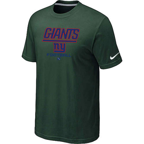 Nike New York Giants Women's Legend Logo Dri-FIT NFL T-Shirt - Dark Grey